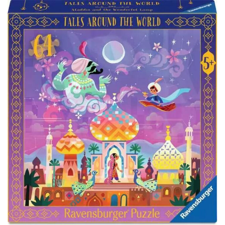 Puzzle 64 pièces - Contes du Monde - Aladin et la Lampe Merveilleuse