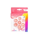 Gamegenic Candy-Like Series Peach - Set de 7 dés de jeu de rôle pêche