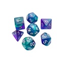 Gamegenic - Galaxy Series Neptune - Set de 7 dés JDR
