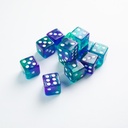 Gamegenic - Set de Dés Galaxy Series D6 Neptune - 36 dés de 12 mm