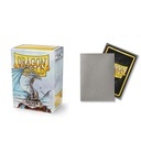 100 Dragon Shield Sleeves - Matte Silver — Pochettes Argent