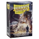 100 Dragon Shield Outer Sleeves - Matte Clear - Surprotections transparentes