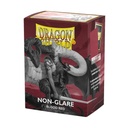 100 Dragon Shield Sleeves - Matte Blood Red (Non-Glare) — Pochettes Rouge Sang