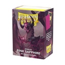100 Dragon Shield Sparkles Sleeves - Matte Pink Sapphire - Pochettes standard