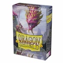 60 Small Dragon Shield Sleeves - Matte Pink Diamond - Format japonais