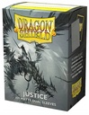 100 Dragon Shield Sleeves - Dual Matte Justice - Argent