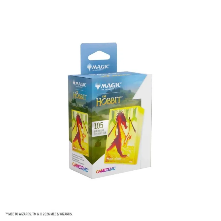 Le Hobbit: "Smaug, the Golden" Premium Art Sleeves – 105 pochettes Gamegenic