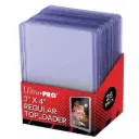 25 Ultra Pro Regular Toploaders - Protections rigides transparentes 3 x 4 pouces