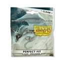 100 Dragon Shield Perfect Fit Sideloader Sleeves - Clear - Ouverture latérale