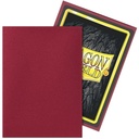 100 Dragon Shield Sleeves - Matte Blood Red - Rouge sang
