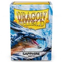 100 Dragon Shield Sleeves - Matte Sapphire — Pochettes Saphir