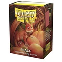 100 Dragon Shield Sleeves - Matte Dual Peach — Pochettes Pêche