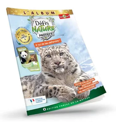 Défis Nature Protect - Album Panthère des Neiges - pour 116 cartes