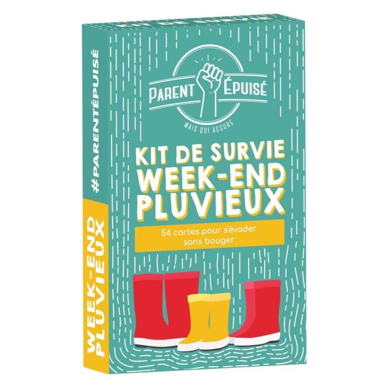 Parent Épuisé - Kit de survie Week-end pluvieux
