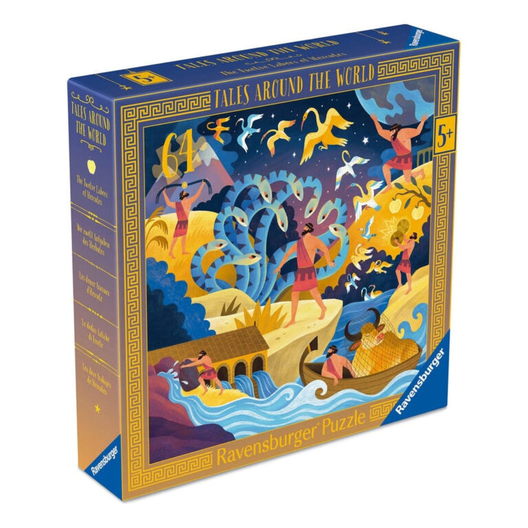 Puzzle 64 pièces - Contes du Monde - Les Douze Travaux d’Hercule