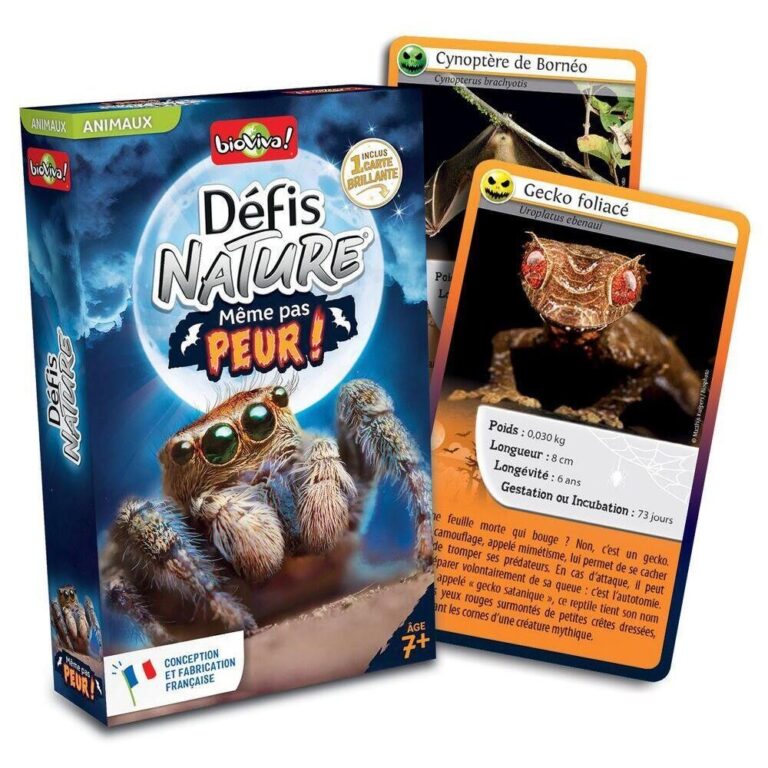 Jeux De Carte Bioviva Défis Nature Même Pas Peur