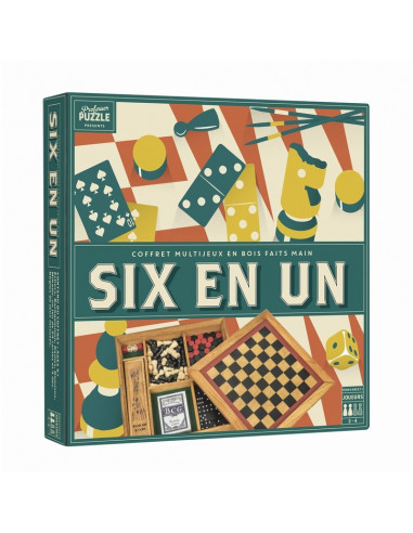 Coffret bois 6 en 1