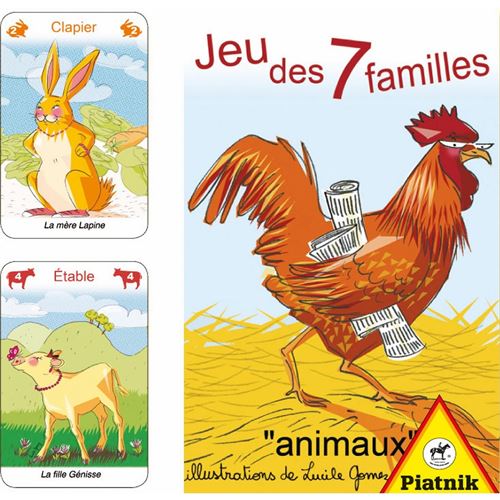 Jeu De 7 Familles Animaux PIATNIK