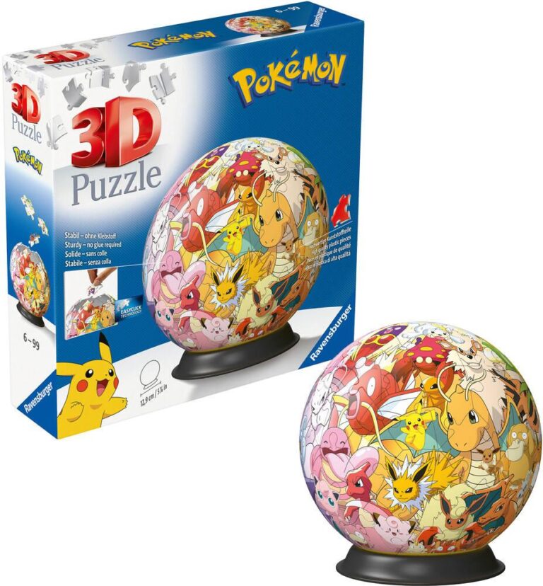 Ravensburger - Puzzle 3D Pokémon Kanto - 72 pièces
