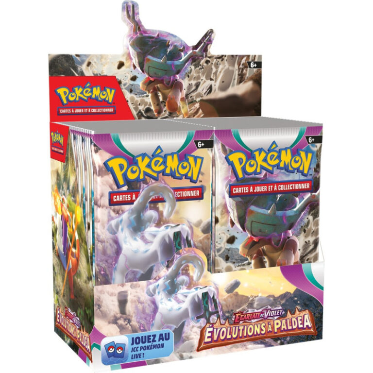 Display Évolutions à Paldea – Pokémon EV02 FR – Display 36 boosters