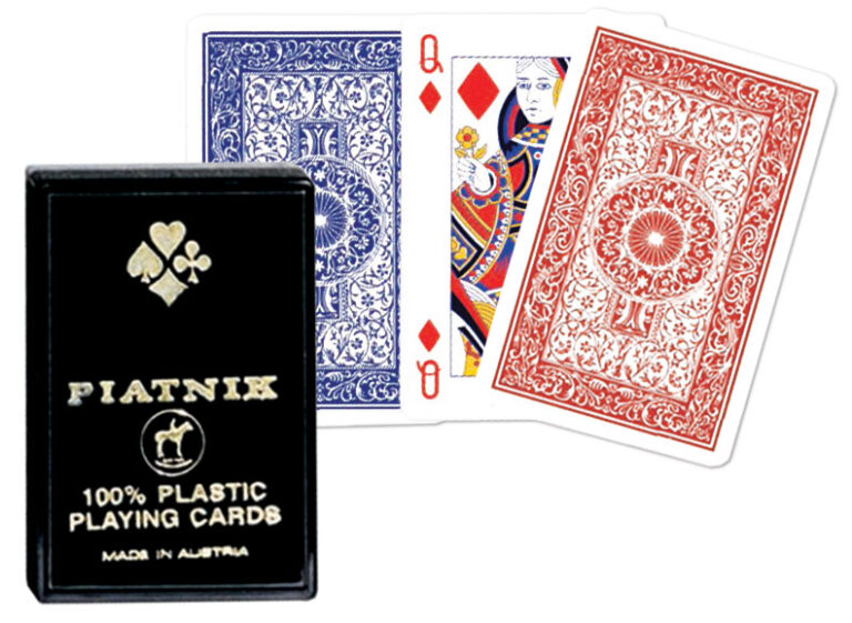 Piatnik Classic Poker 4 Corner Numbers