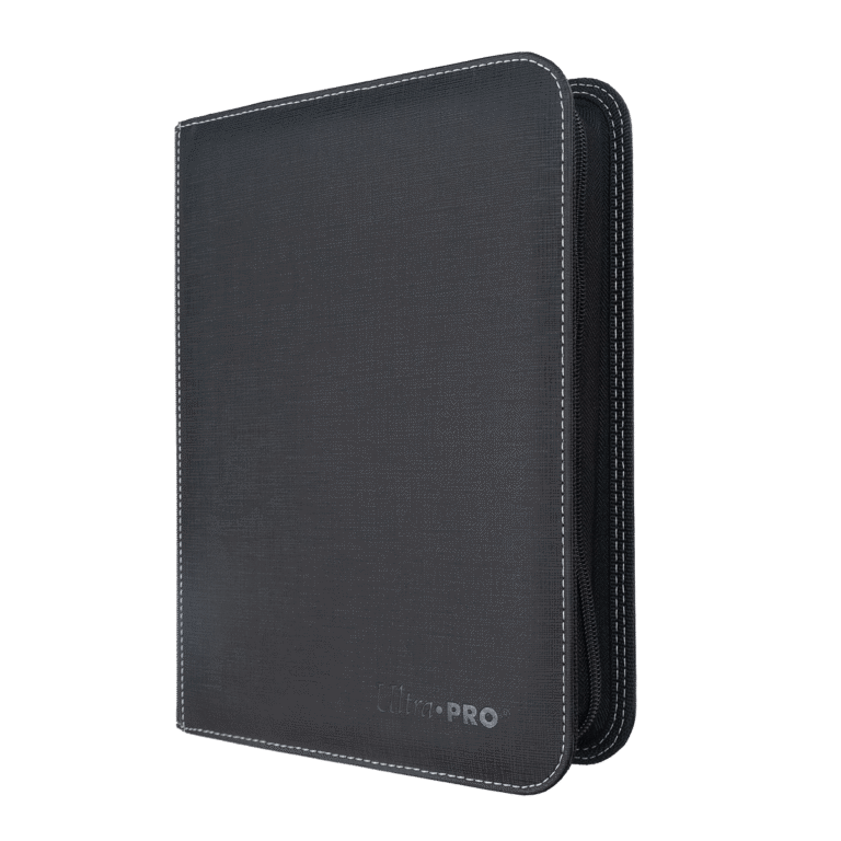 PRO-Portfolio Ultra Pro Zippered Toploader 4-Pocket Premium (Noir) - 80 cartes
