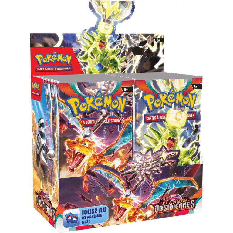 Pokémon - Boite de boosters de Flammes Obsidiennes - EV03 - Display 36 boosters - FR