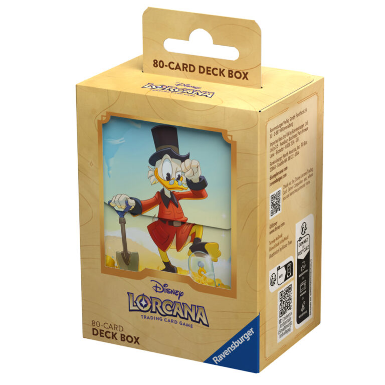 Lorcana S3 - Deck Box Les Terres d’Encres: "Scrooge McDuck - Richest Duck in the World" - Picsou - 80 cartes