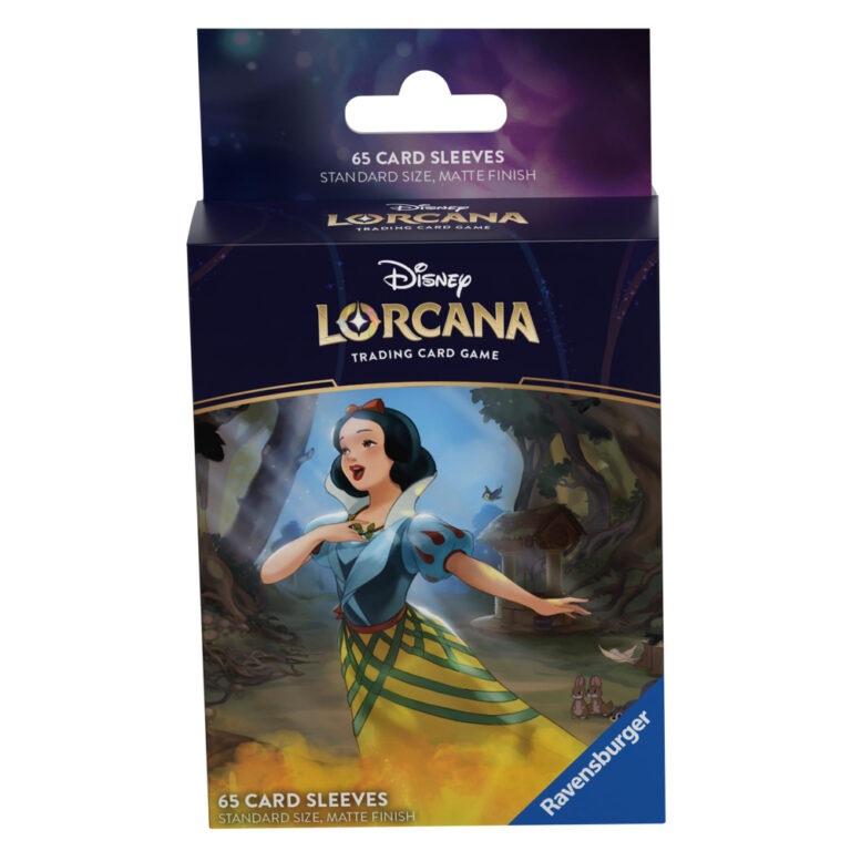 Lorcana S4 - Le Retour d’Ursula: Protèges Cartes Blanche-Neige - Fait un vœu - 65 pochettes