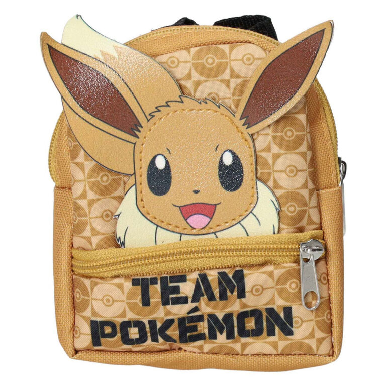 Pokémon - Mini sac à dos porte-monnaie Évoli - 12 cm