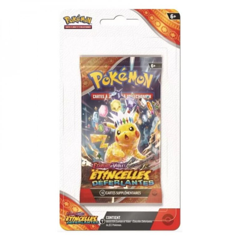 Pokémon EV08 - Sleeved Booster de Étincelles Déferlantes - Blister - FR