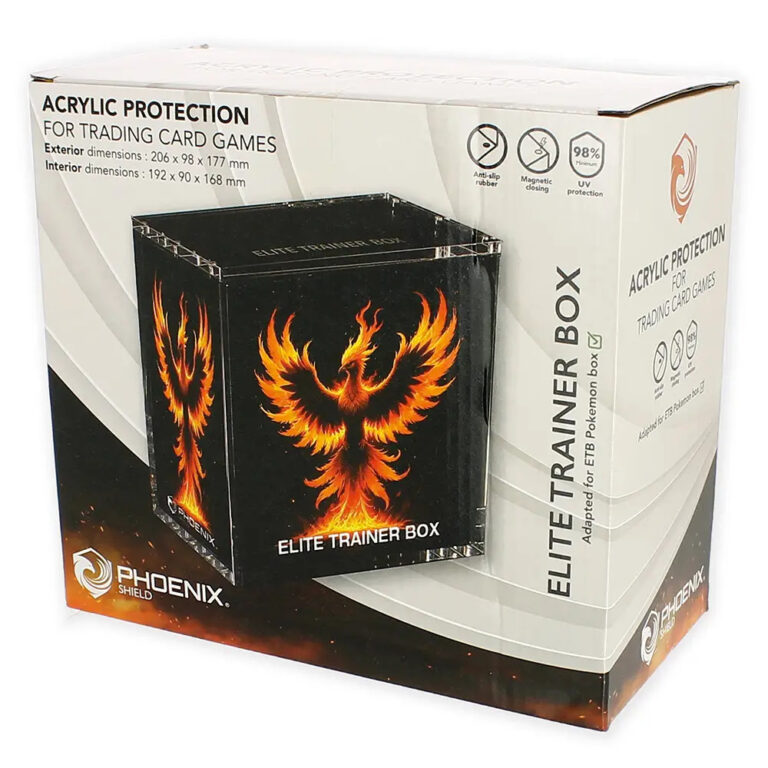 Phoenix Shield - Protection acrylique ETB Pokémon - Elite Trainer Box Casing