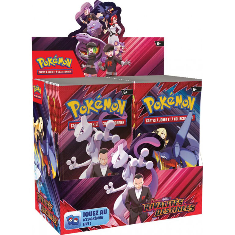 Pokémon - Boite de boosters de Rivalités Destinées - EV10 - Display 36 boosters - FR