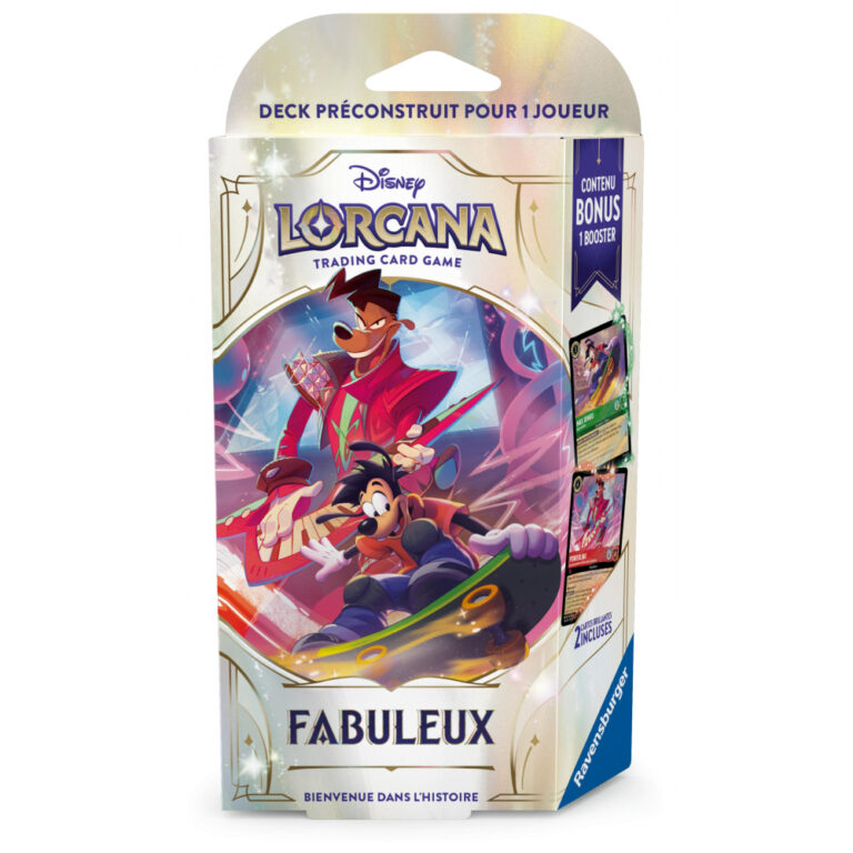 Lorcana S9 - Deck de Démarrage Émeraude & Rubis de Fabuleux - Powerline Max - FR
