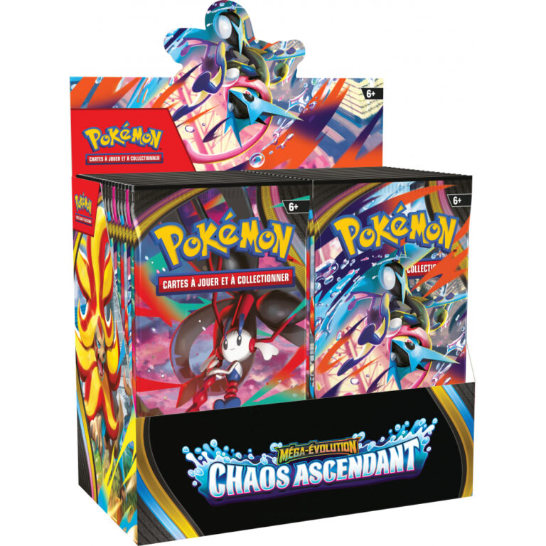 Pokémon - Boite de boosters de Chaos Ascendant - ME04 - Display 36 boosters - FR