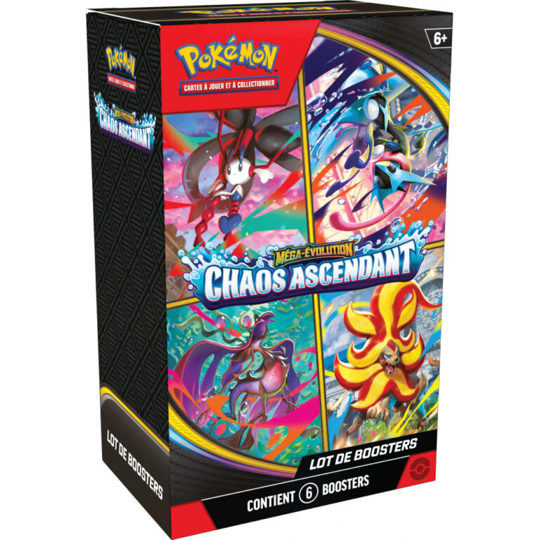 Pokémon - Paquet de Booster Chaos Ascendant - Bundle 6 boosters - FR