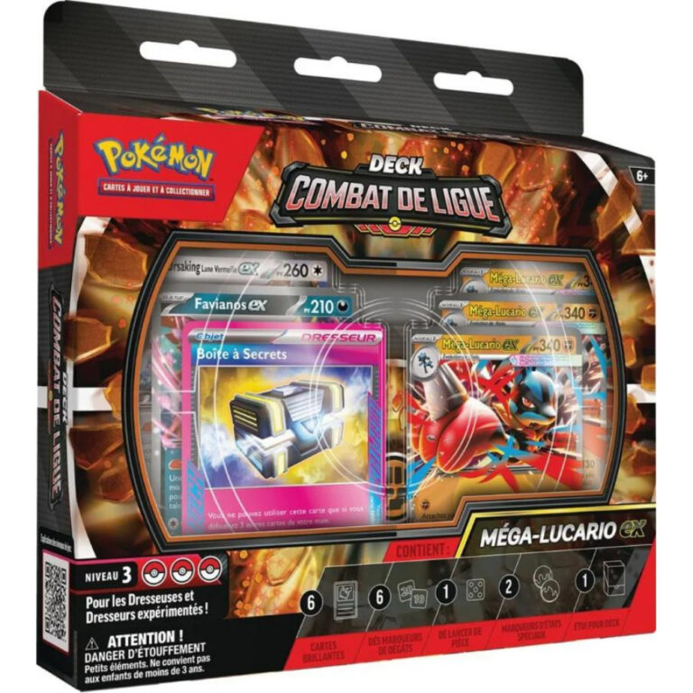 Pokémon - League Battle Deck de Mega Lucario ex - Deck Combat de Ligue - FR