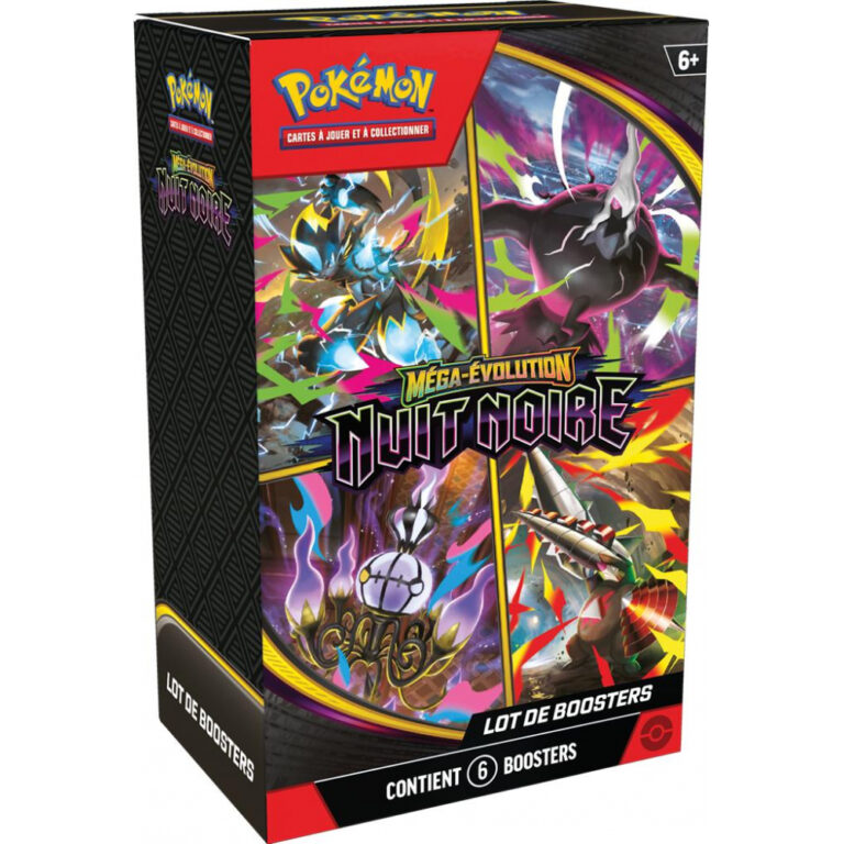 Pokémon - Paquet de Booster Nuit Noire - ME05 - Bundle 6 boosters - FR