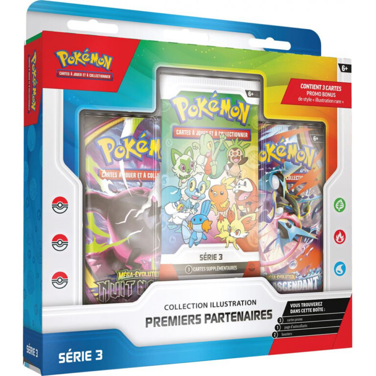 Pokémon - First Partner Illustration Collection Series 3 - Coffret Premiers Partenaires - FR