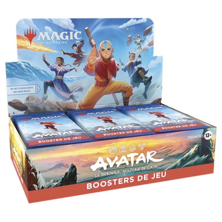 Boite de boosters de jeu de Magic: The Gathering | Avatar, le dernier maître de l’air - Display 30 boosters - FR