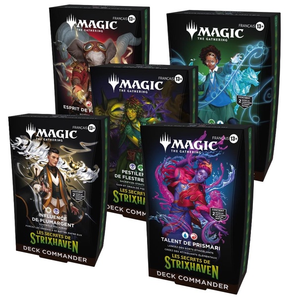 Commander: Les Secrets de Strixhaven – 1 deck au choix – Magic MTG FR