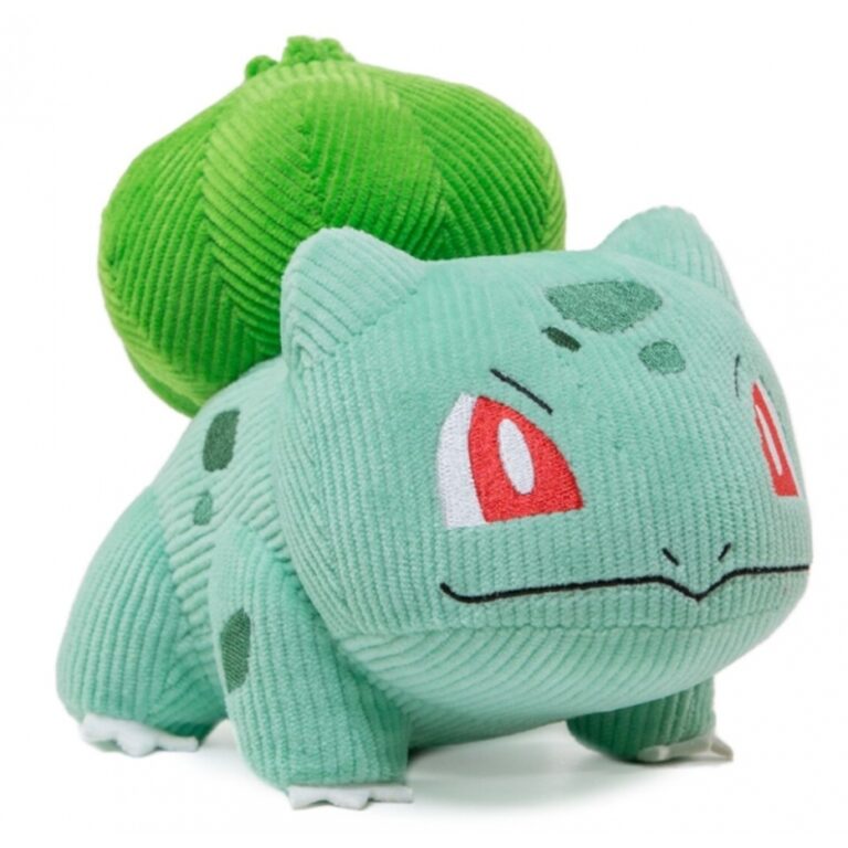 Pokémon - Peluche Bulbizarre Corduroy en velours côtelé - 20 cm