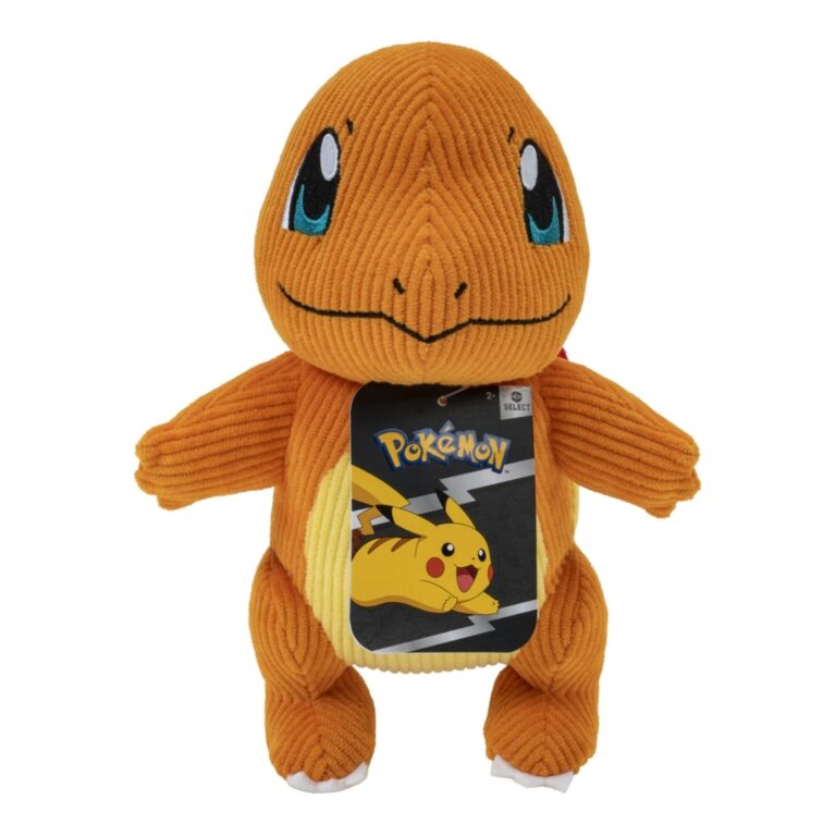 Pokémon - Peluche Salamèche Corduroy en velours côtelé - 20 cm