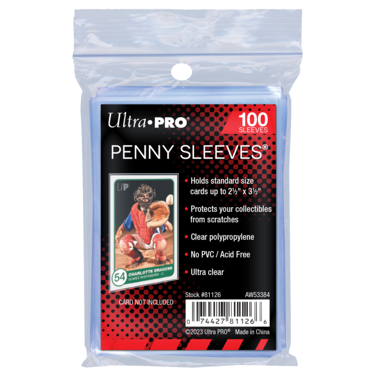 100 Ultra Pro Soft Card Sleeves - Pochettes souples transparentes Penny Sleeves