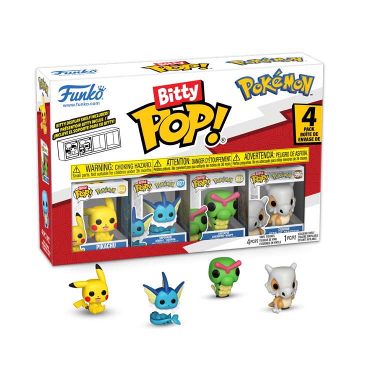 Pokémon - Funko Bitty Pop Pikachu - Pack de 4 figurines