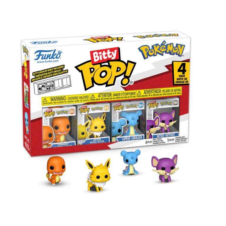 Pokémon - Funko Bitty Pop Salamèche - Pack de 4 figurines