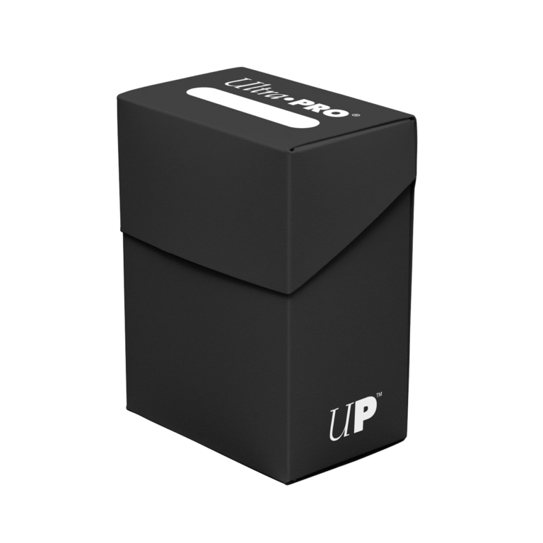 Ultra-Pro Solid Black Deckbox - Boîte de rangement noire