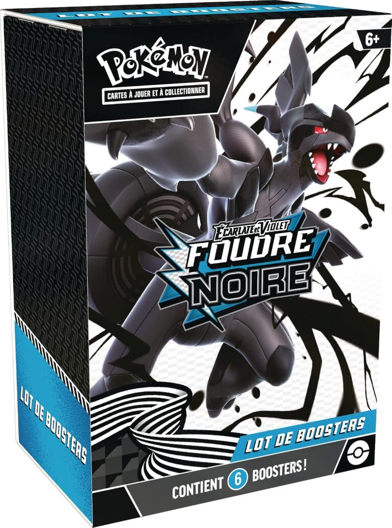 Pokémon - Paquet de Booster Foudre Noire EV10.5 - Bundle 6 boosters - FR