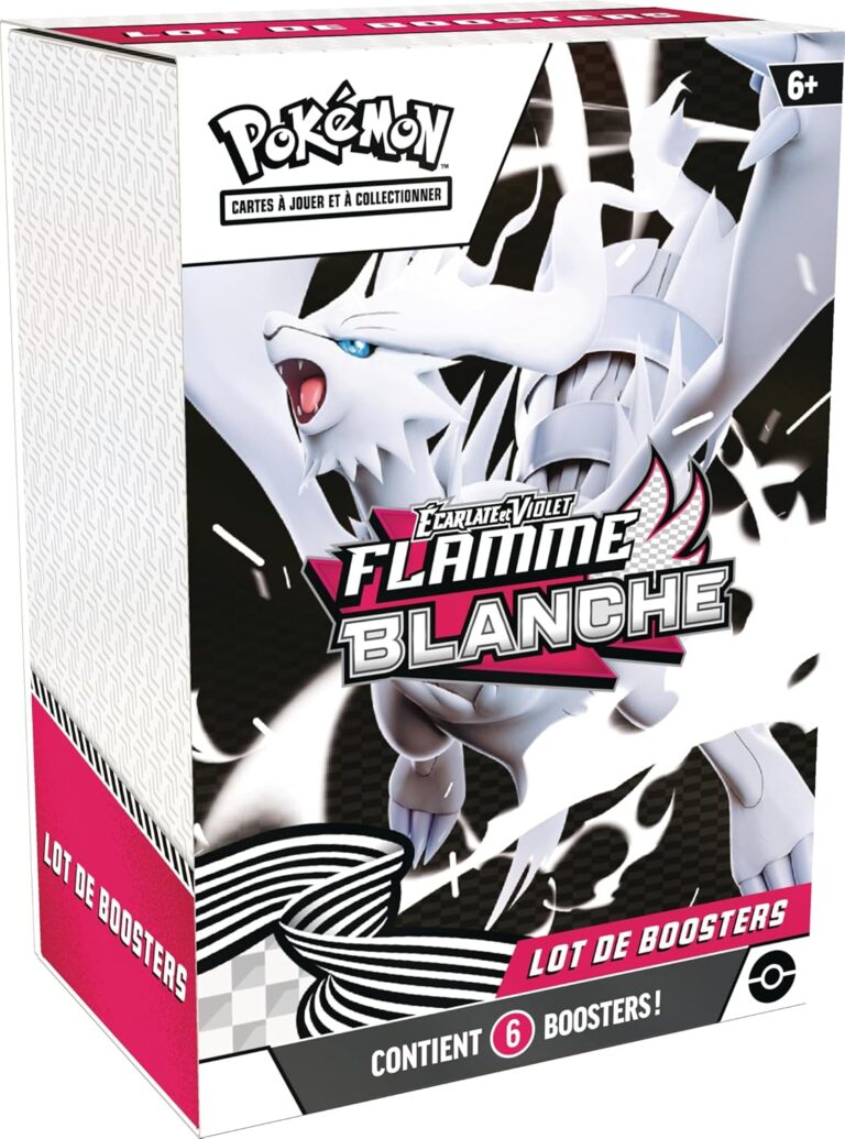Pokémon - Paquet de Booster Flamme Blanche EV10.5 - Bundle 6 boosters - FR