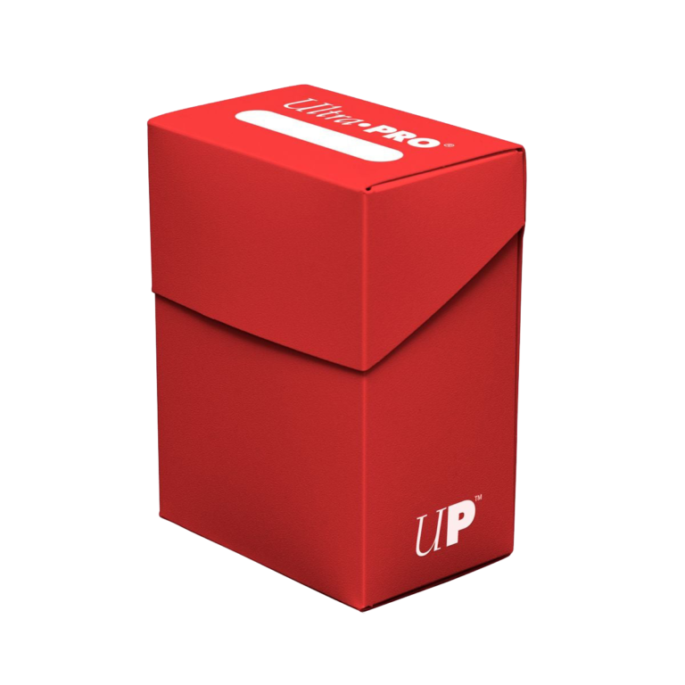 Ultra-Pro Solid Red Deck Box (V.2) - Boîte de rangement rouge